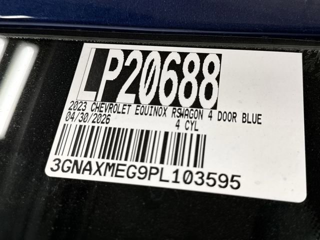 Certified 2023 Chevrolet Equinox RS FWD image 30