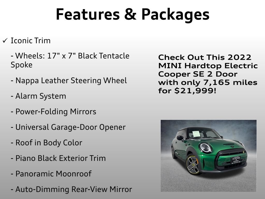 Used 2022 MINI Cooper SE FWD image 16