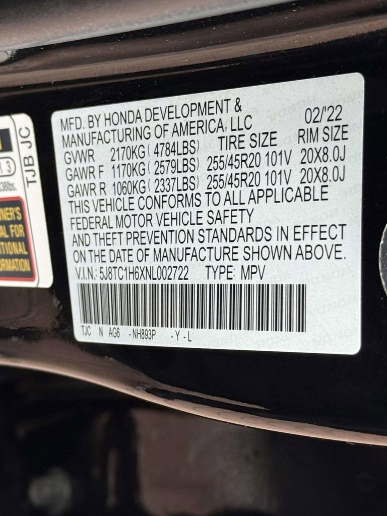 Certified 2022 Acura RDX A-Spec FWD image 32