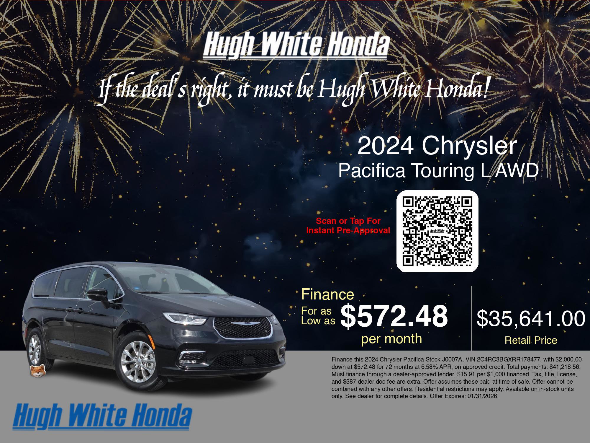 Used 2024 Chrysler Pacifica Touring-L image 3