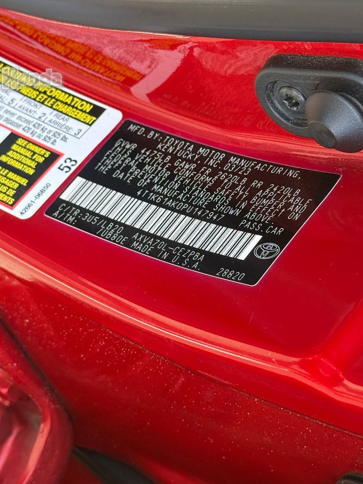 Used 2023 Toyota Camry XSE FWD image 34