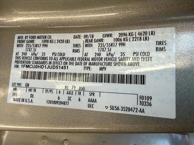 Used 2018 Ford Escape SEL image 26