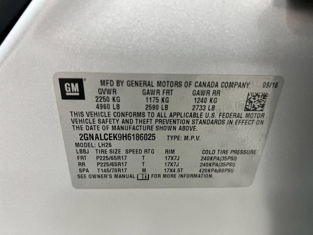 Used 2017 Chevrolet Equinox LT w/ Convenience Package FWD image 27