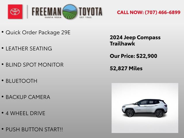 Used 2024 Jeep Compass Trailhawk AWD/4WD image 5