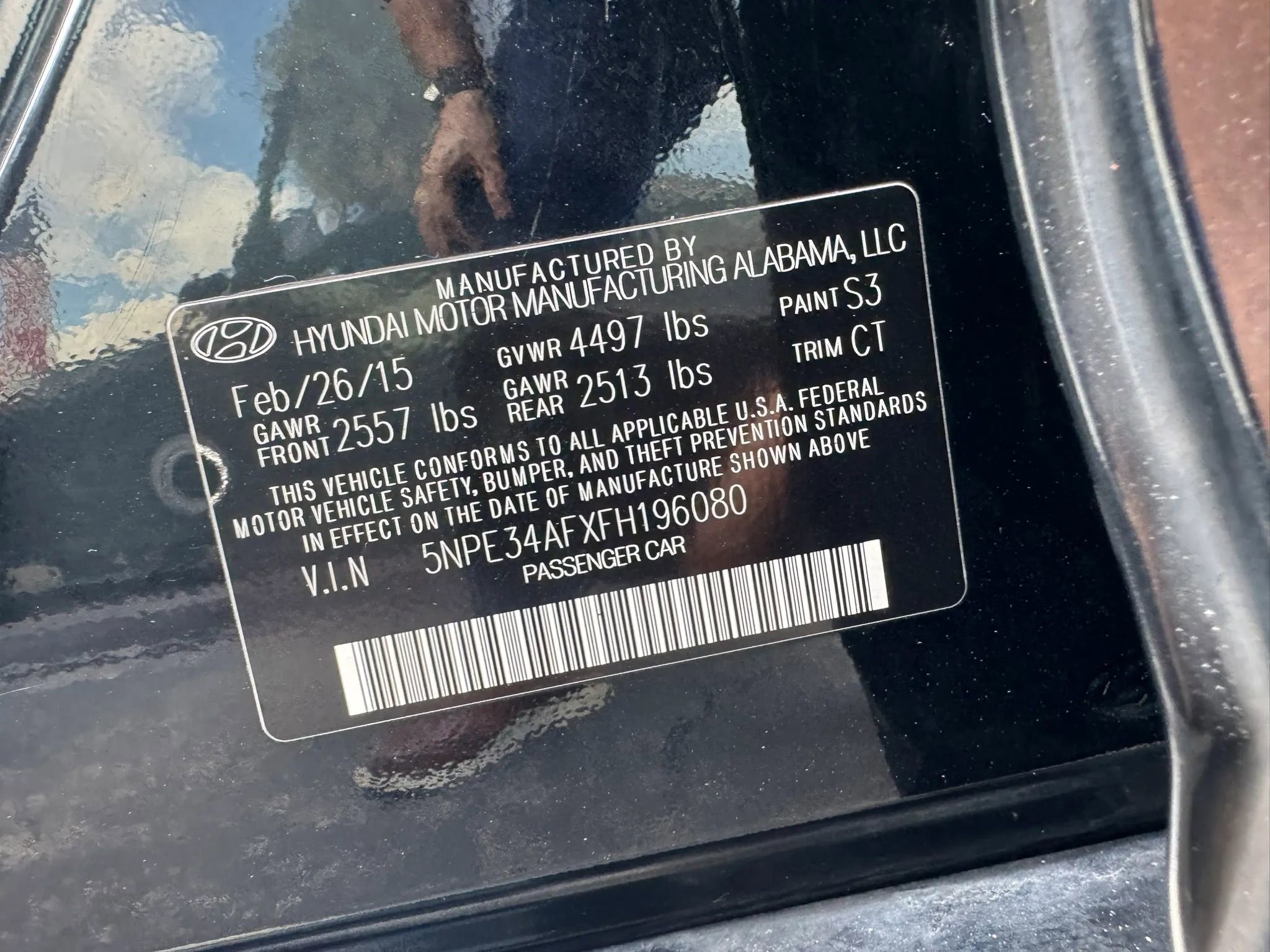 Used 2015 Hyundai Sonata Sport w/ Option Group 04 FWD image 34