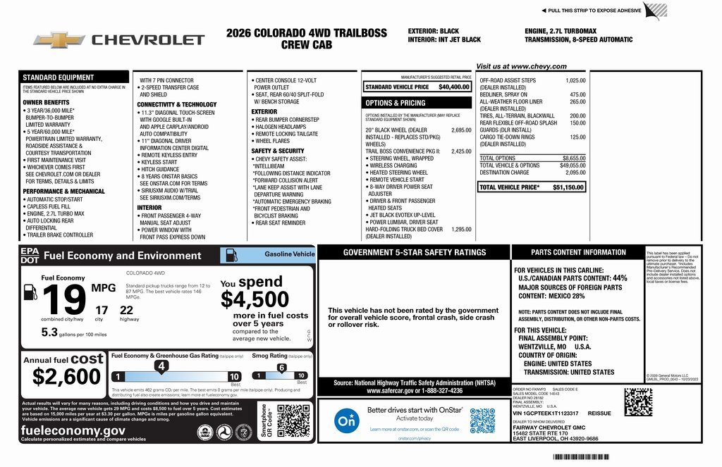 New 2026 Chevrolet Colorado Trail Boss image 4