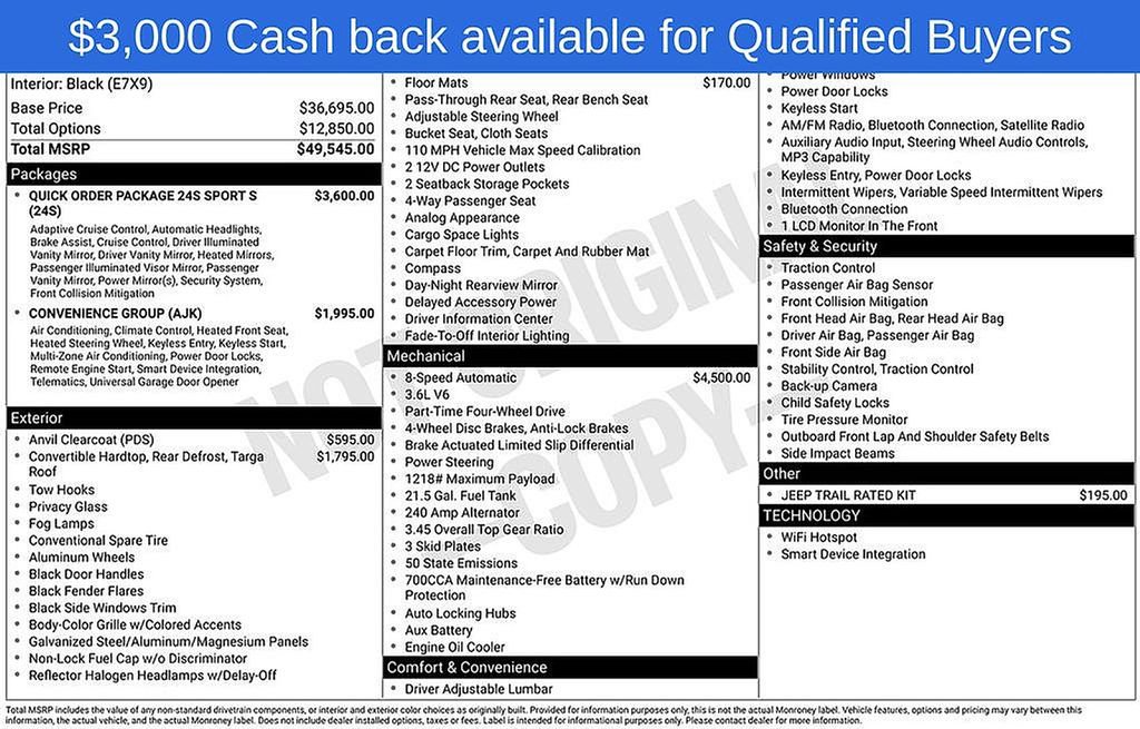 New 2025 Jeep Wrangler Sport S image 27