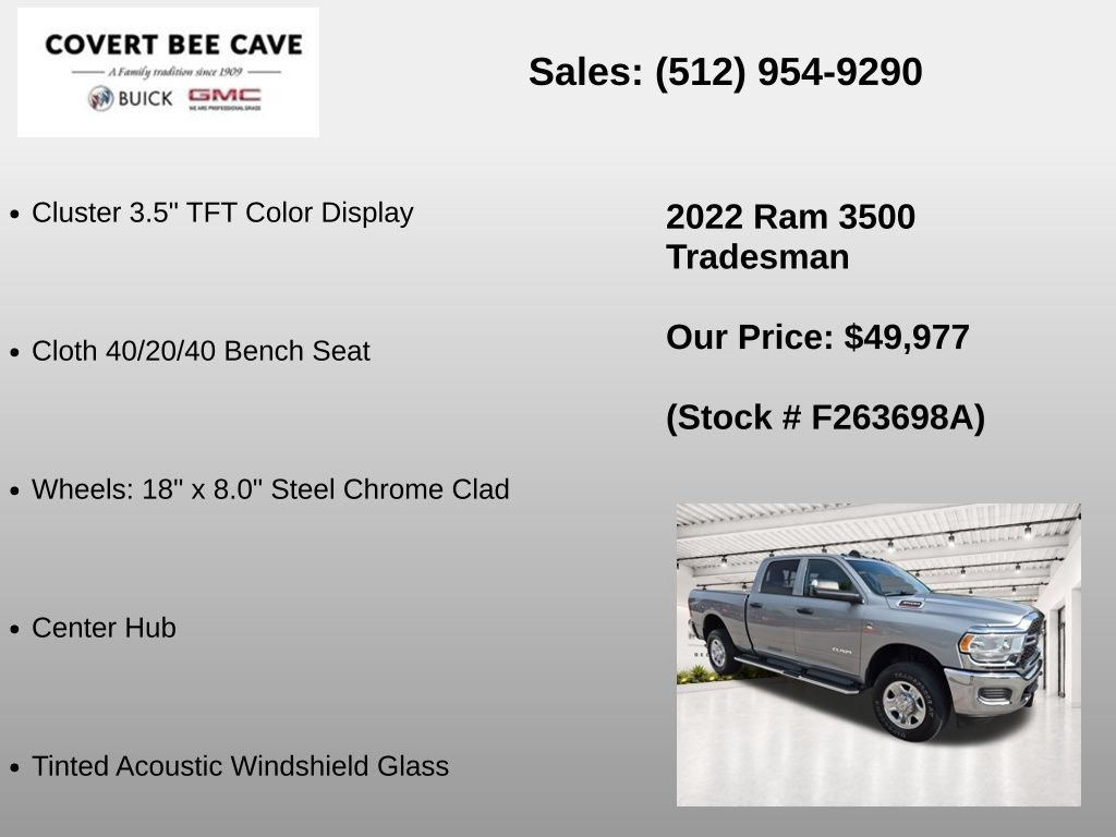 Used 2022 RAM 3500 Tradesman AWD/4WD image 30