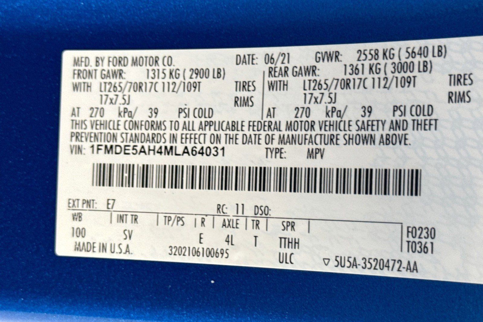 Used 2021 Ford Bronco Black Diamond image 29