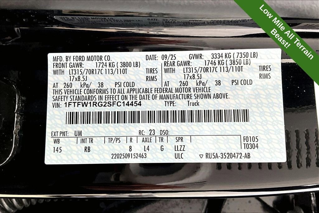 Used 2025 Ford F150 Raptor image 43