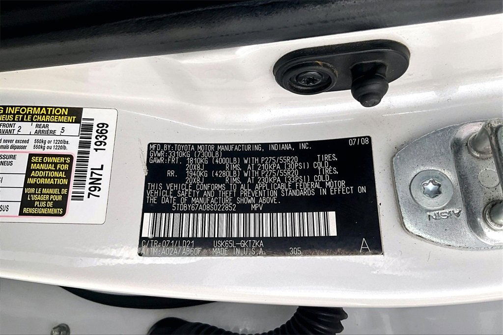 Used 2008 Toyota Sequoia Platinum image 19