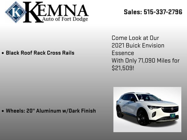 Used 2021 Buick Envision Essence w/ Sport Touring Package image 19