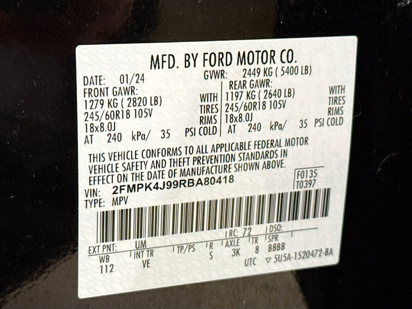 Used 2024 Ford Edge SEL image 34