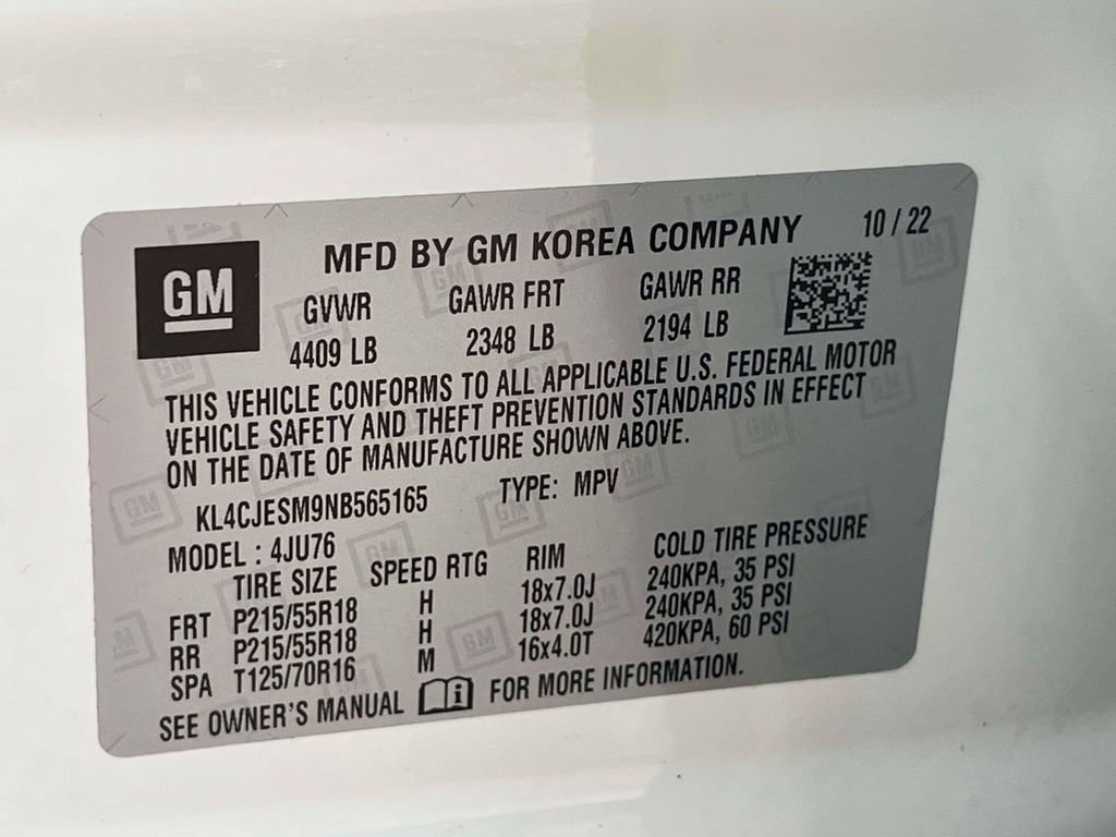 Used 2022 Buick Encore Preferred w/ Safety Package AWD/4WD image 20