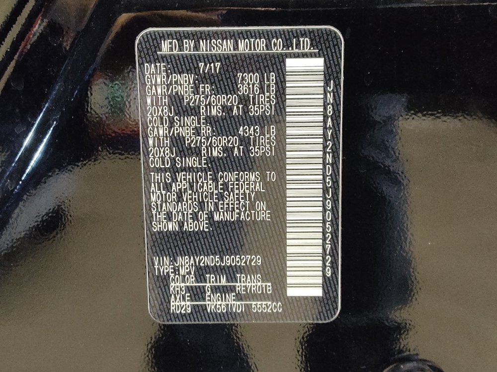 Used 2018 Nissan Armada SL RWD image 33