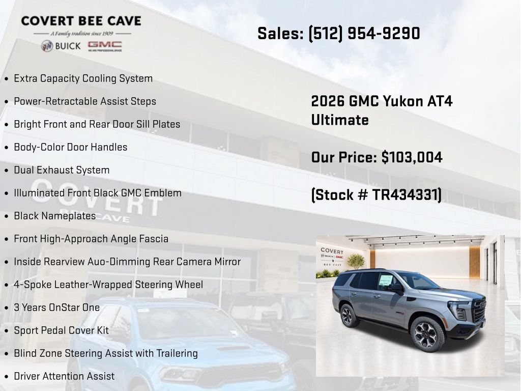 New 2026 GMC Yukon AT4 Ultimate AWD/4WD image 32