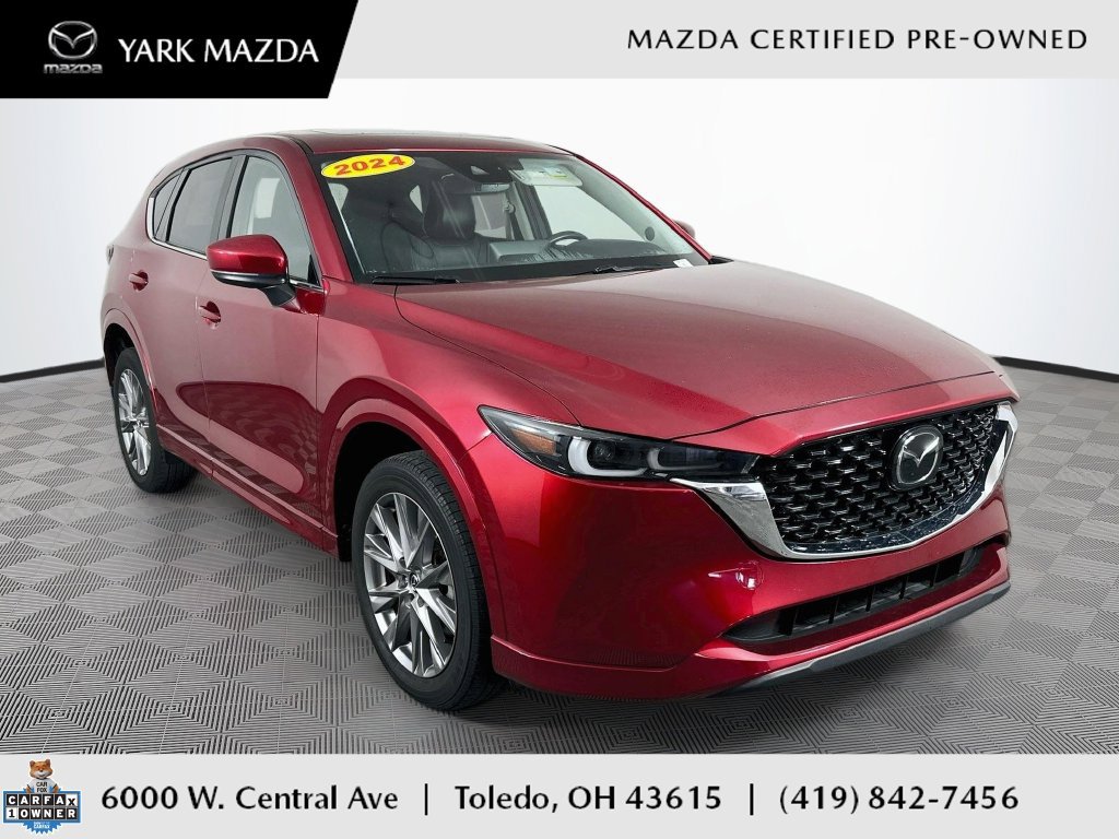 Certified 2024 MAZDA CX-5 AWD 2.5 S w/ Premium Package 360° Tour