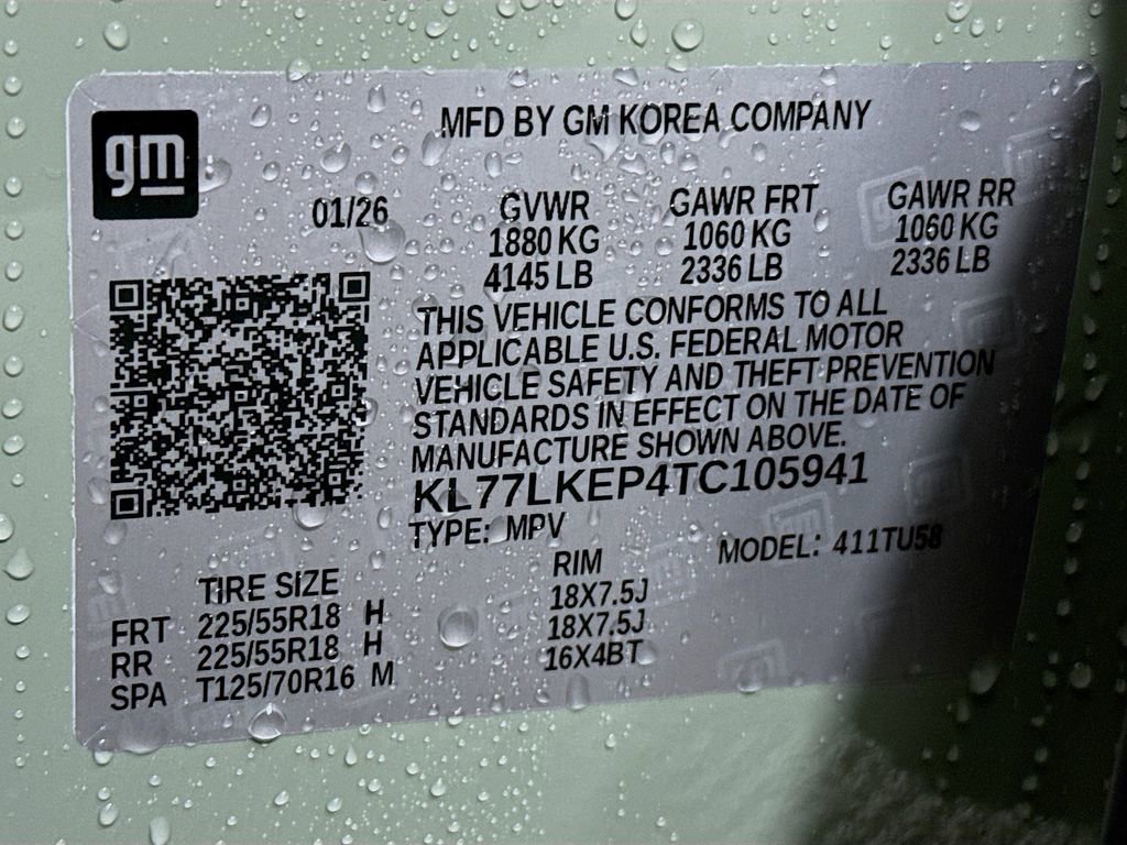 New 2026 Chevrolet Trax ACTIV w/ Sunroof Package image 30