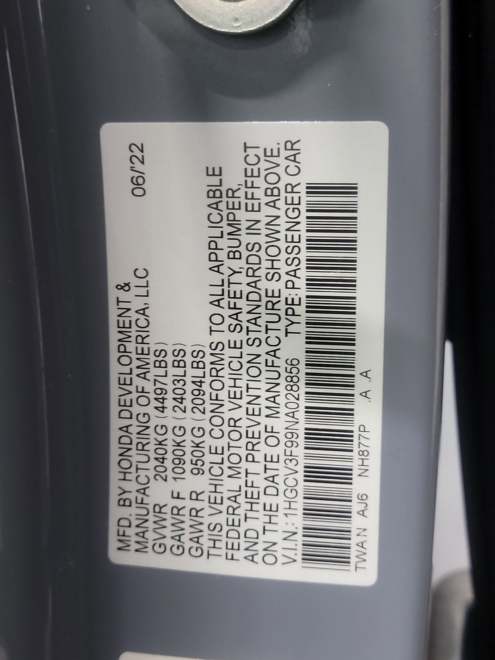 Certified 2022 Honda Accord Touring image 33