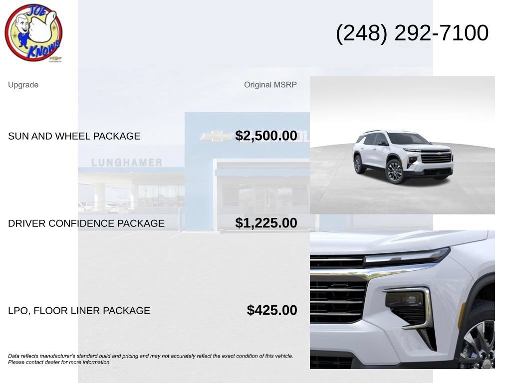 New 2026 Chevrolet Traverse LT w/ Sun and Wheel Package AWD/4WD image 5