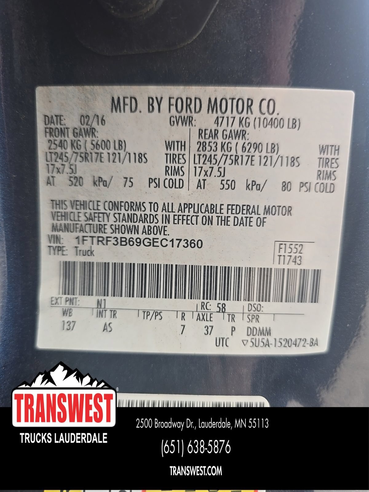 Used 2016 Ford F350 XL AWD/4WD image 16