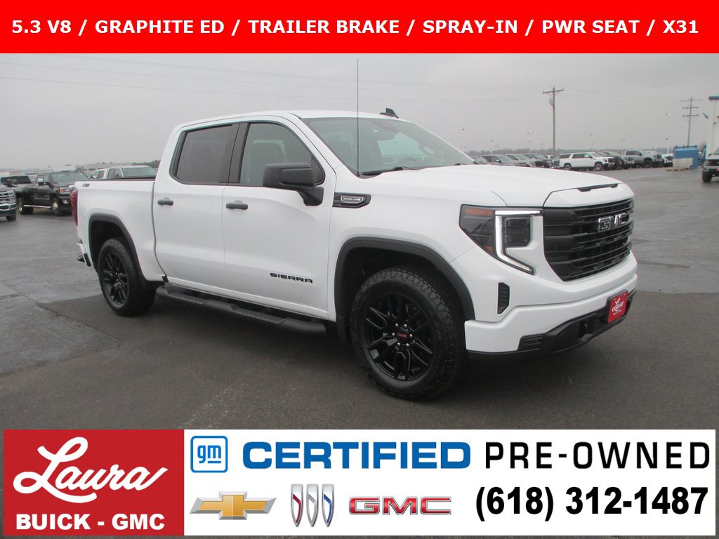 Certified 2024 GMC Sierra 1500 Pro w/ Graphite Edition
