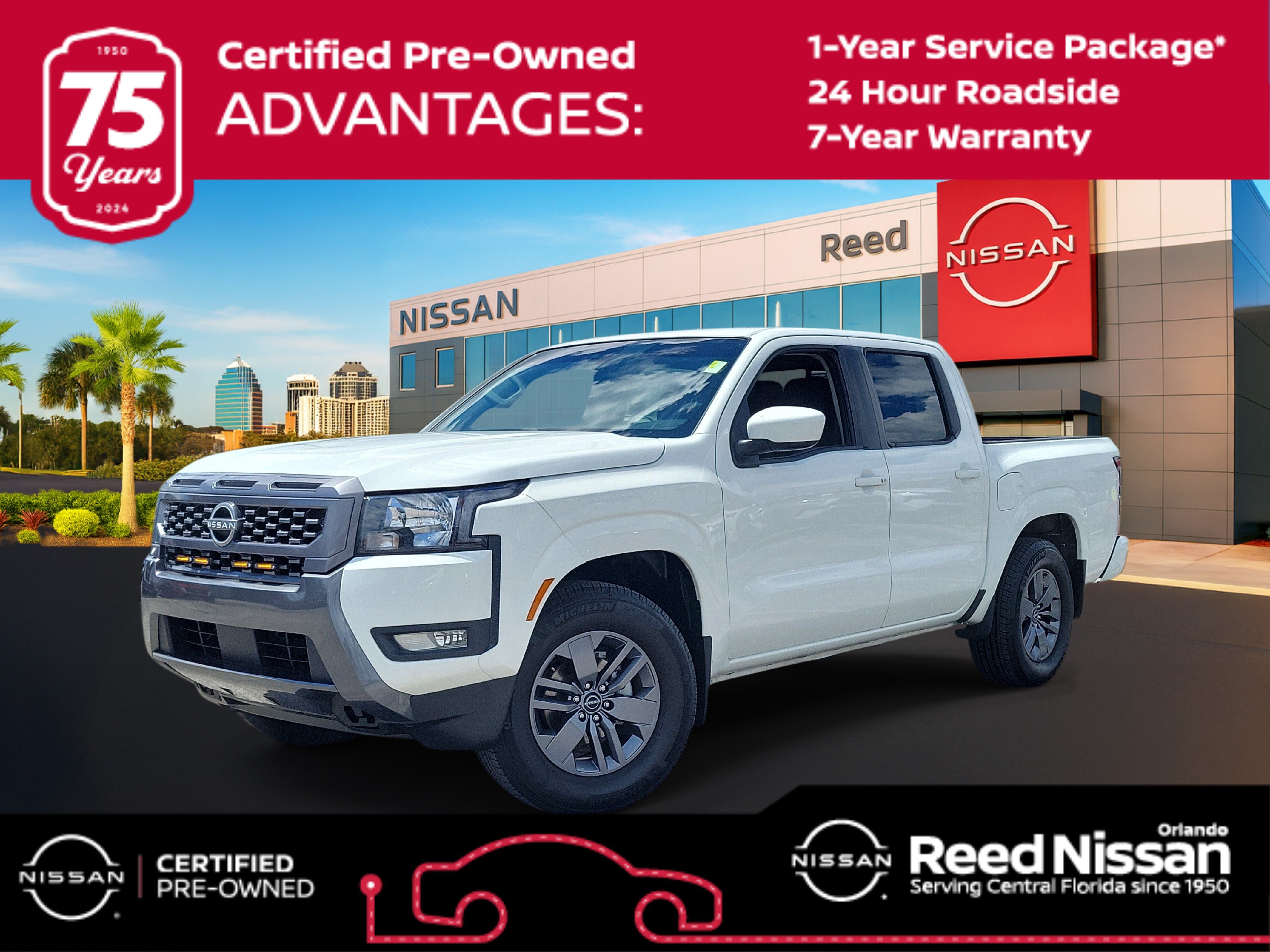 Certified 2025 Nissan Frontier SV w/ SV Convenience Package RWD image 1