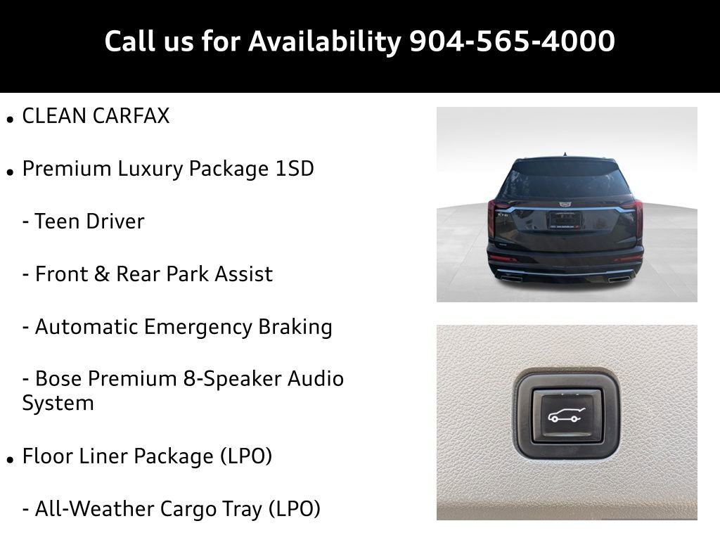 Used 2020 Cadillac XT6 Premium Luxury w/ LPO, Floor Liner Package image 9
