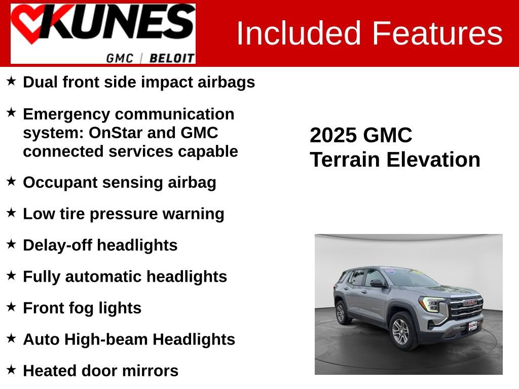 Used 2025 GMC Terrain Elevation AWD/4WD image 3