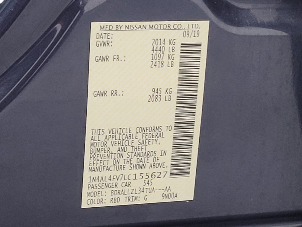 Used 2020 Nissan Altima 2.0 Platinum image 33