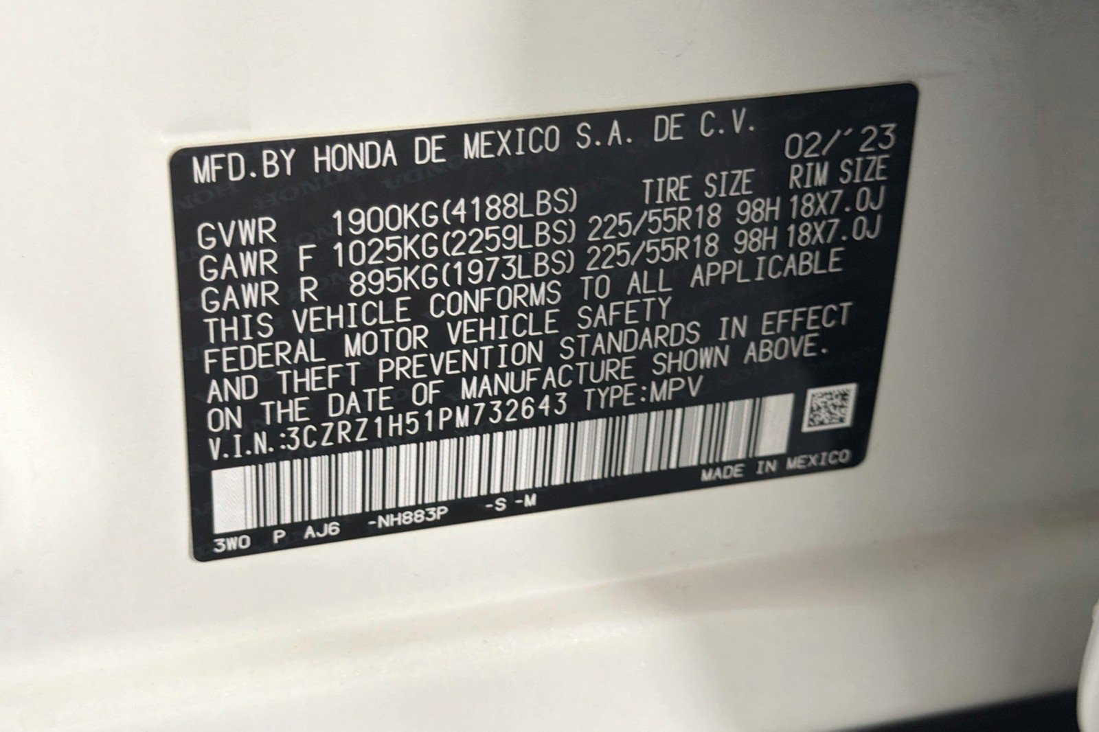 Used 2023 Honda HR-V Sport image 24