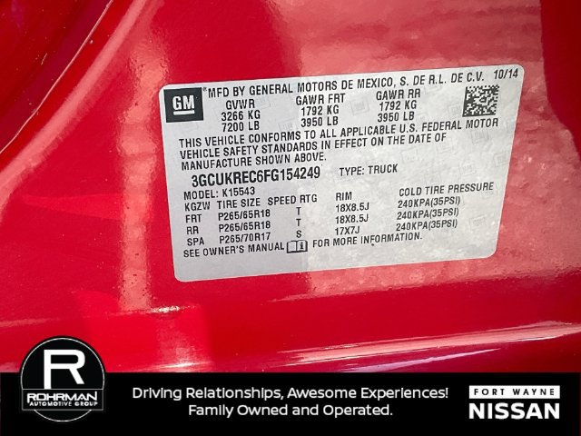 Used 2015 Chevrolet Silverado 1500 LT w/ All Star Edition AWD/4WD image 39