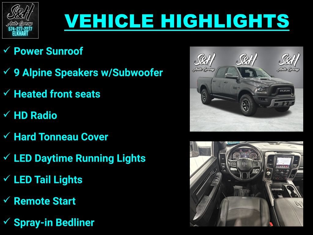 Used 2017 RAM 1500 Rebel w/ Luxury Group AWD/4WD image 3