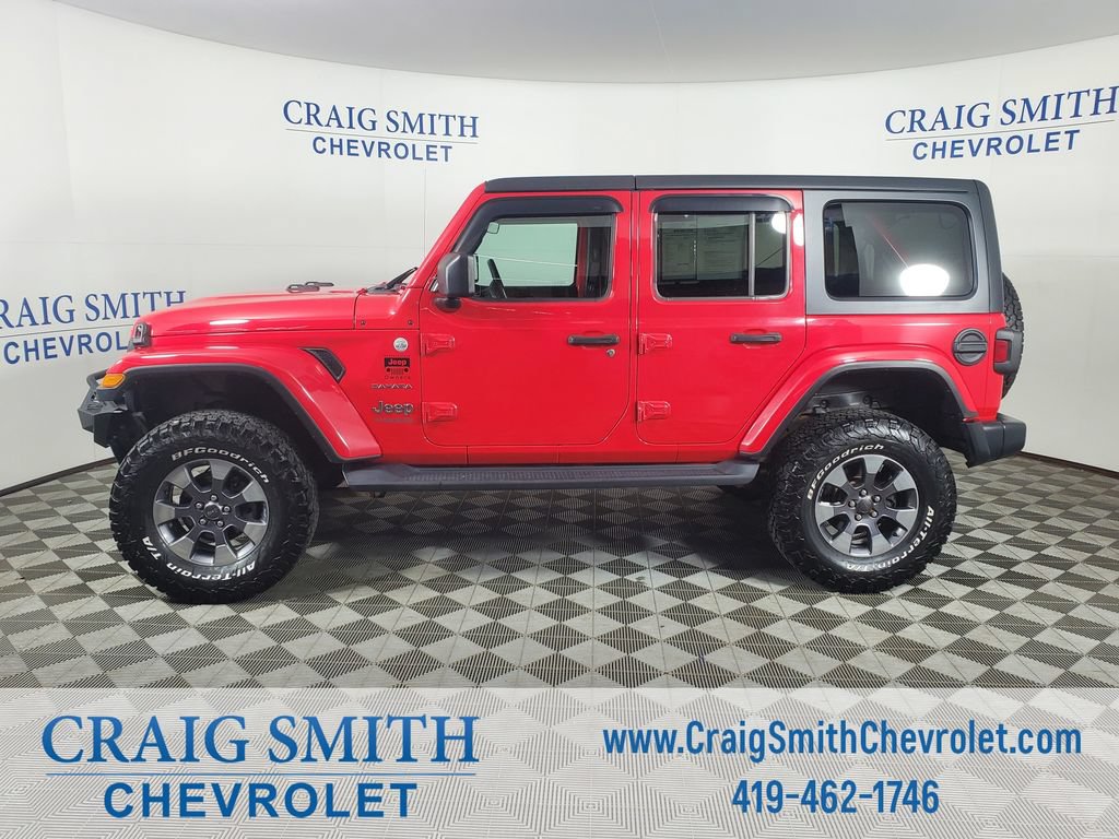 Used 2019 Jeep Wrangler Unlimited Sahara w/ Cold Weather Group AWD/4WD image 2