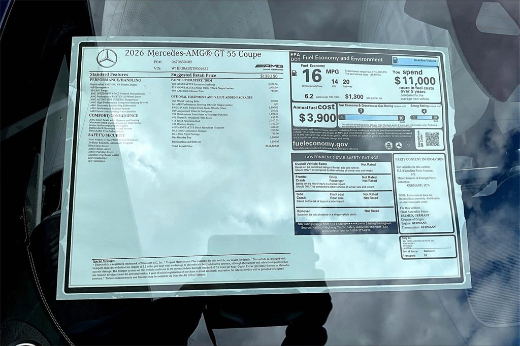 New 2026 Mercedes-Benz AMG GT 55 image 14