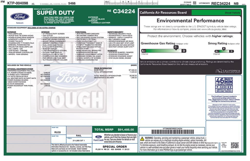 Used 2024 Ford F250 Platinum AWD/4WD image 31