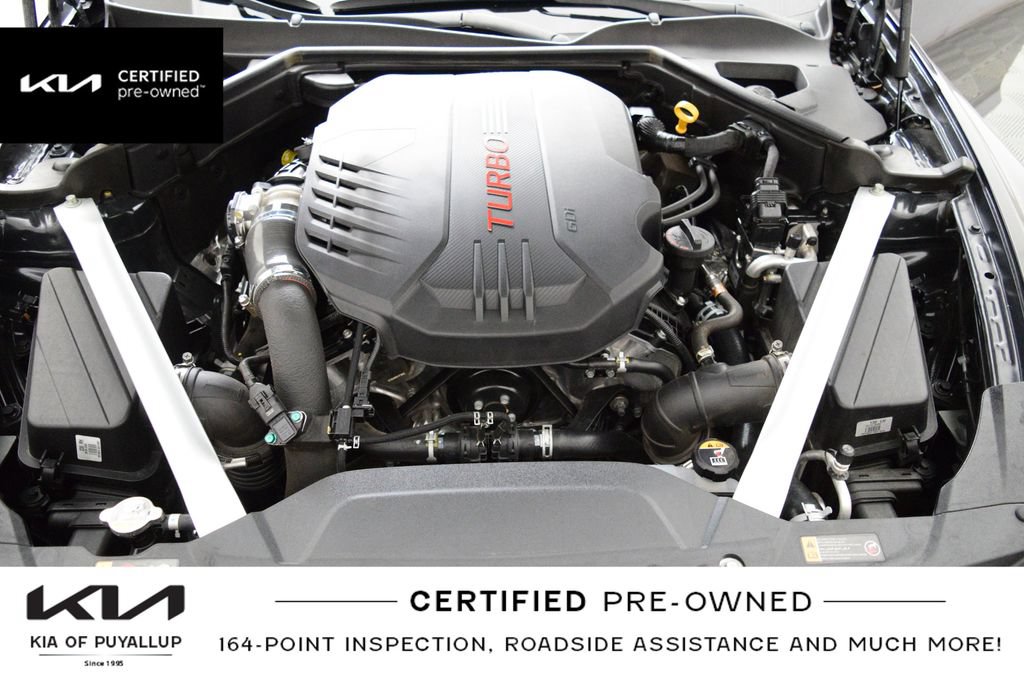 Certified 2022 Kia Stinger GT2 w/ Red Interior Color Package RWD image 21