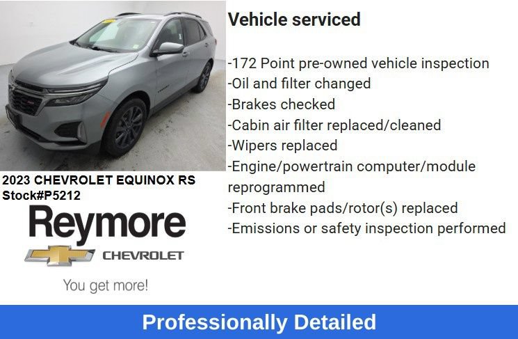 Certified 2023 Chevrolet Equinox RS AWD/4WD image 52