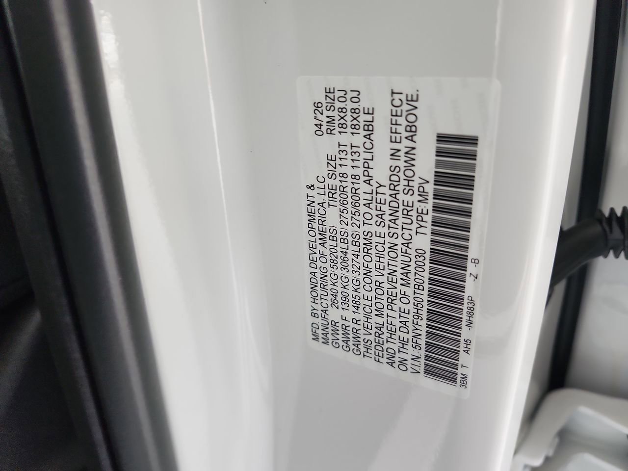 New 2026 Honda Passport TrailSport image 22