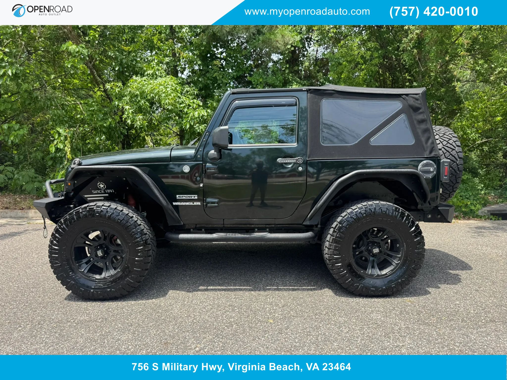 Used 2012 Jeep Wrangler Sport w/ Connectivity Group AWD/4WD image 1