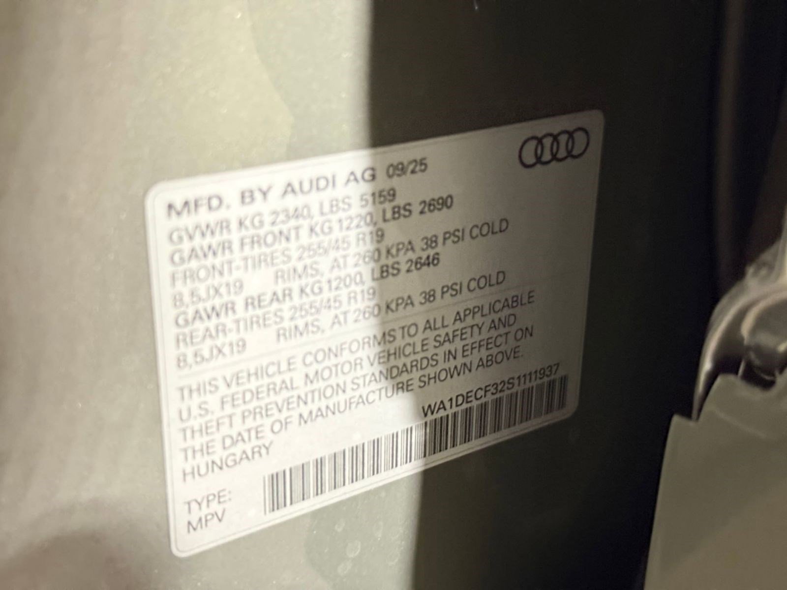 New 2025 Audi Q3 2.0T Premium image 19