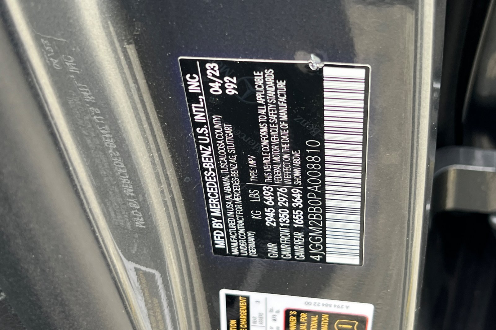 Certified 2023 Mercedes-Benz EQE 350+ SUV image 27