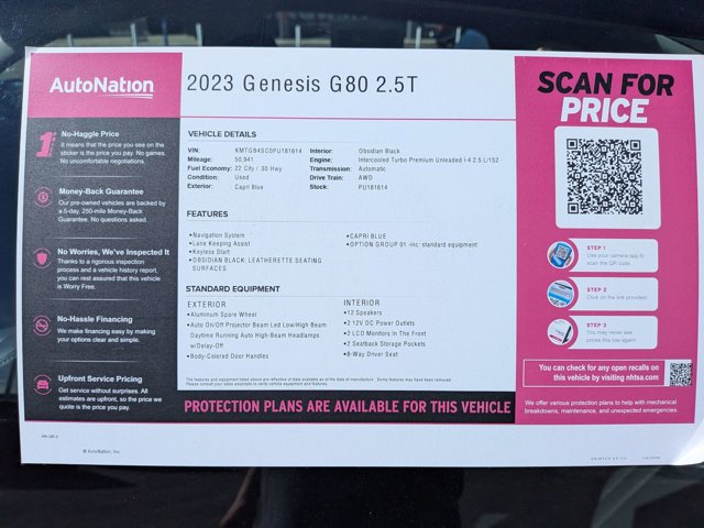 Used 2023 Genesis G80 2.5T image 23