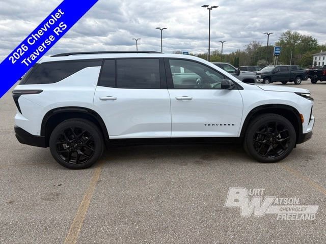 New 2026 Chevrolet Traverse RS w/ LPO, Floor Liner Package AWD/4WD image 6