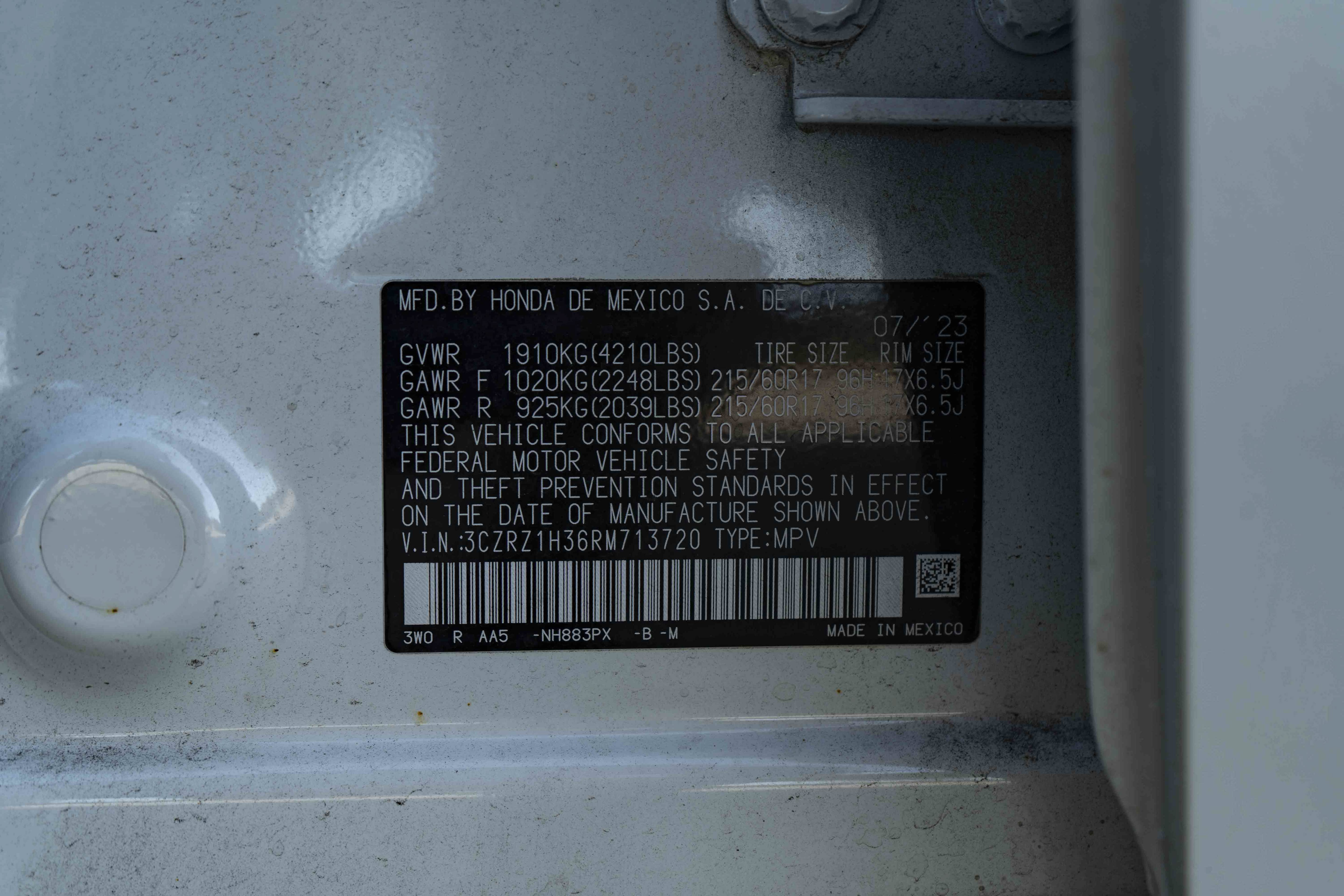 Used 2024 Honda HR-V LX image 44