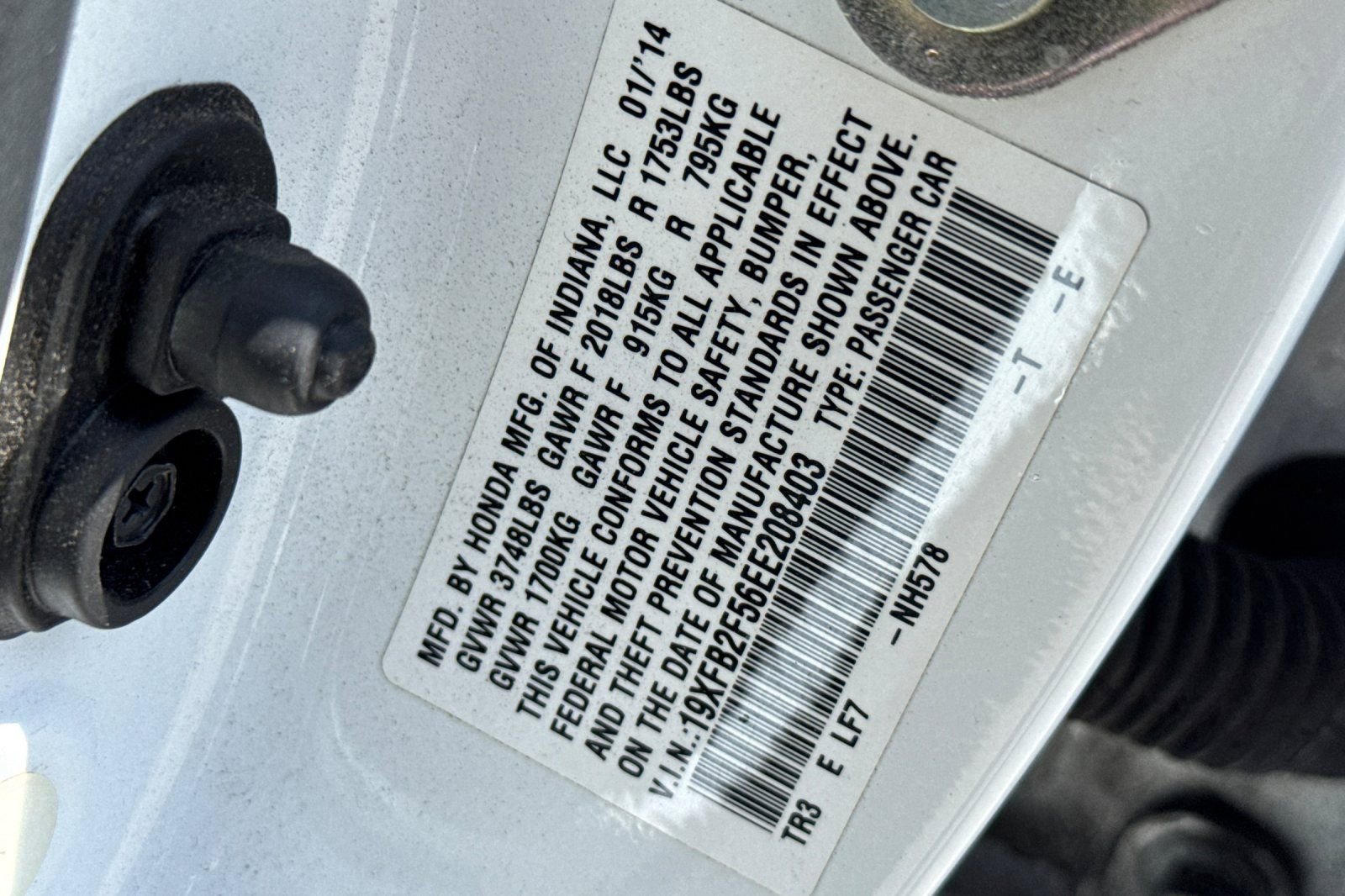 Used 2014 Honda Civic LX image 12