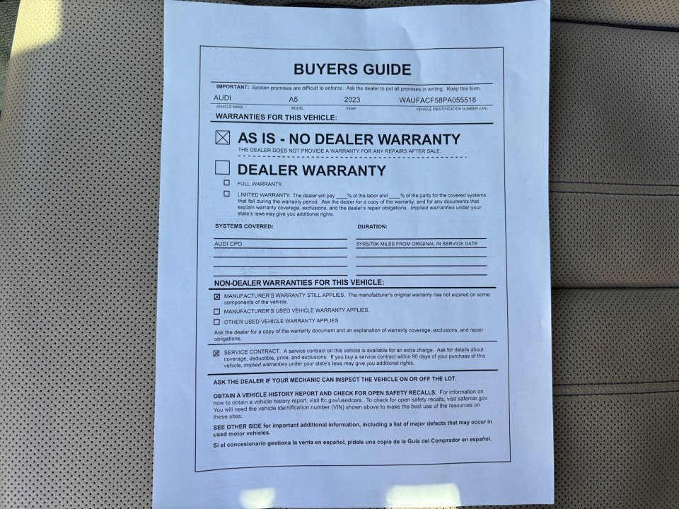 Used 2023 Audi A5 2.0T Premium Plus w/ Premium Plus image 33