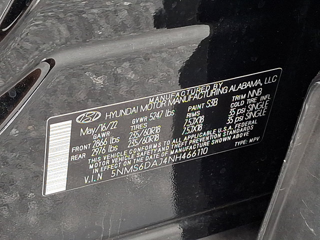 Certified 2022 Hyundai Santa Fe XRT w/ Cargo Package AWD/4WD image 26