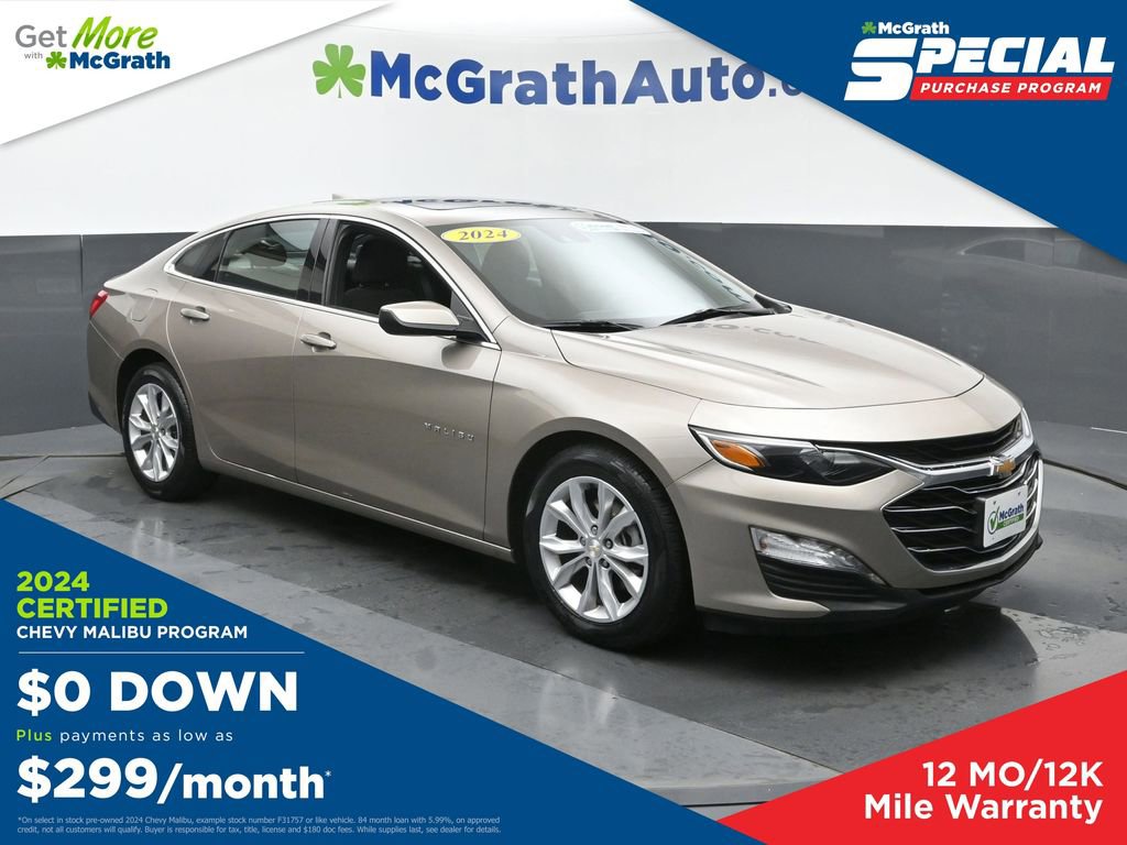 Certified 2024 Chevrolet Malibu LT