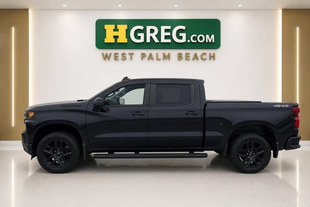 Used 2021 Chevrolet Silverado 1500 Custom w/ LPO, Blackout Package AWD/4WD image 2